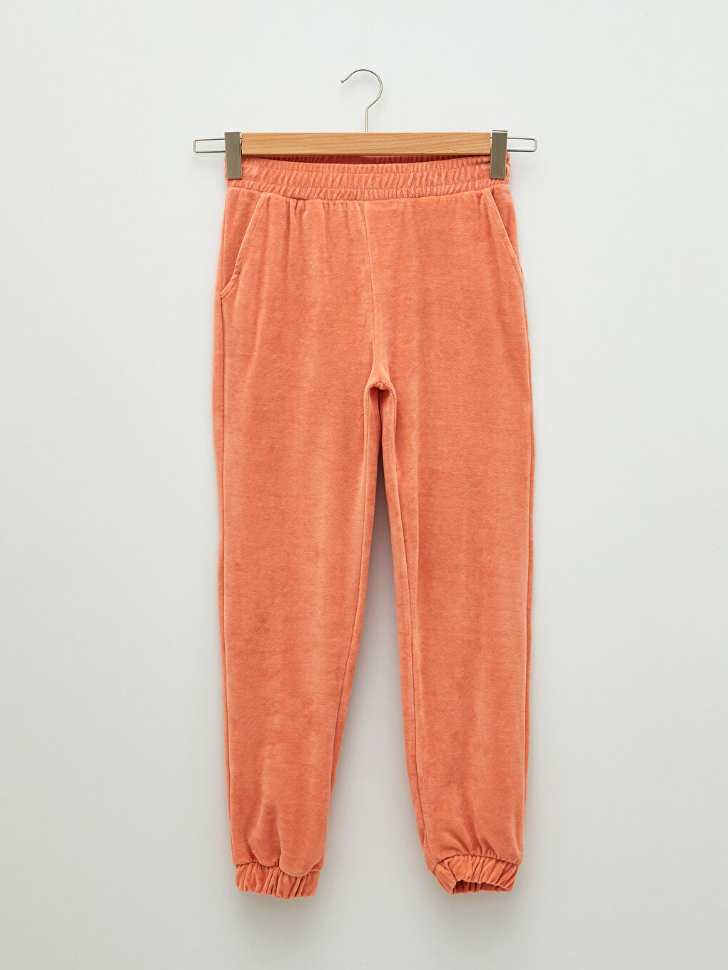 Elastic Waist Regular Velvet Women's Jogger Sweatpants -S28771Z8-FHC