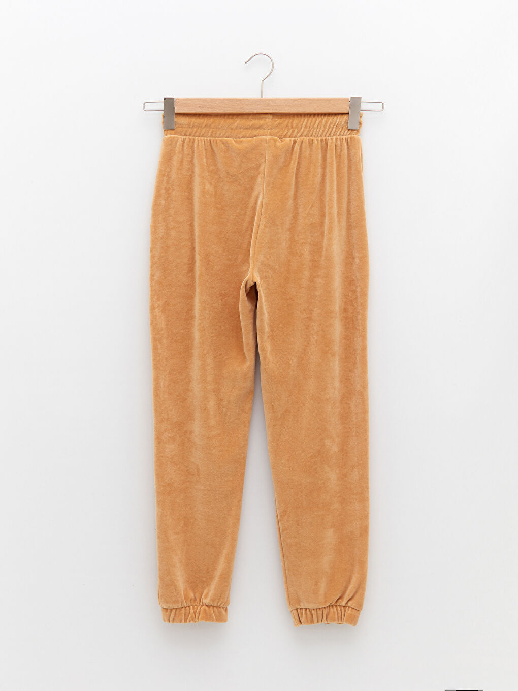 Elastic Waist Regular Velvet Women's Jogger Sweatpants -S28771Z8-GFE