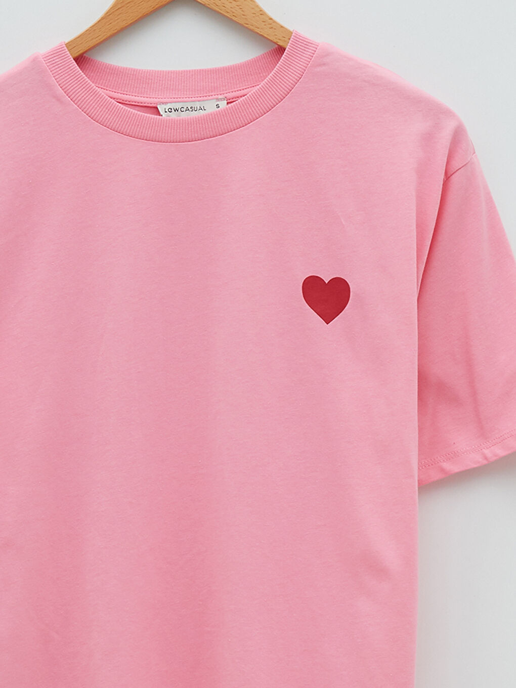 Crew Neck Printed Short Sleeve Cotton Women's T-shirt-7