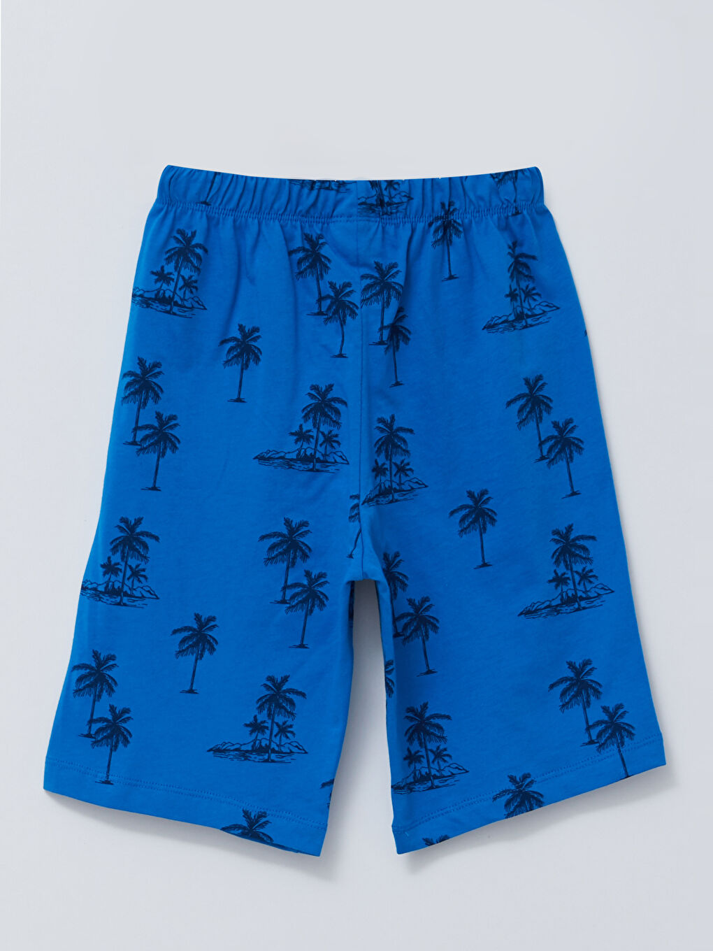 Crew Neck Printed Short Sleeve Boys' Shorts Pyjama Set-4