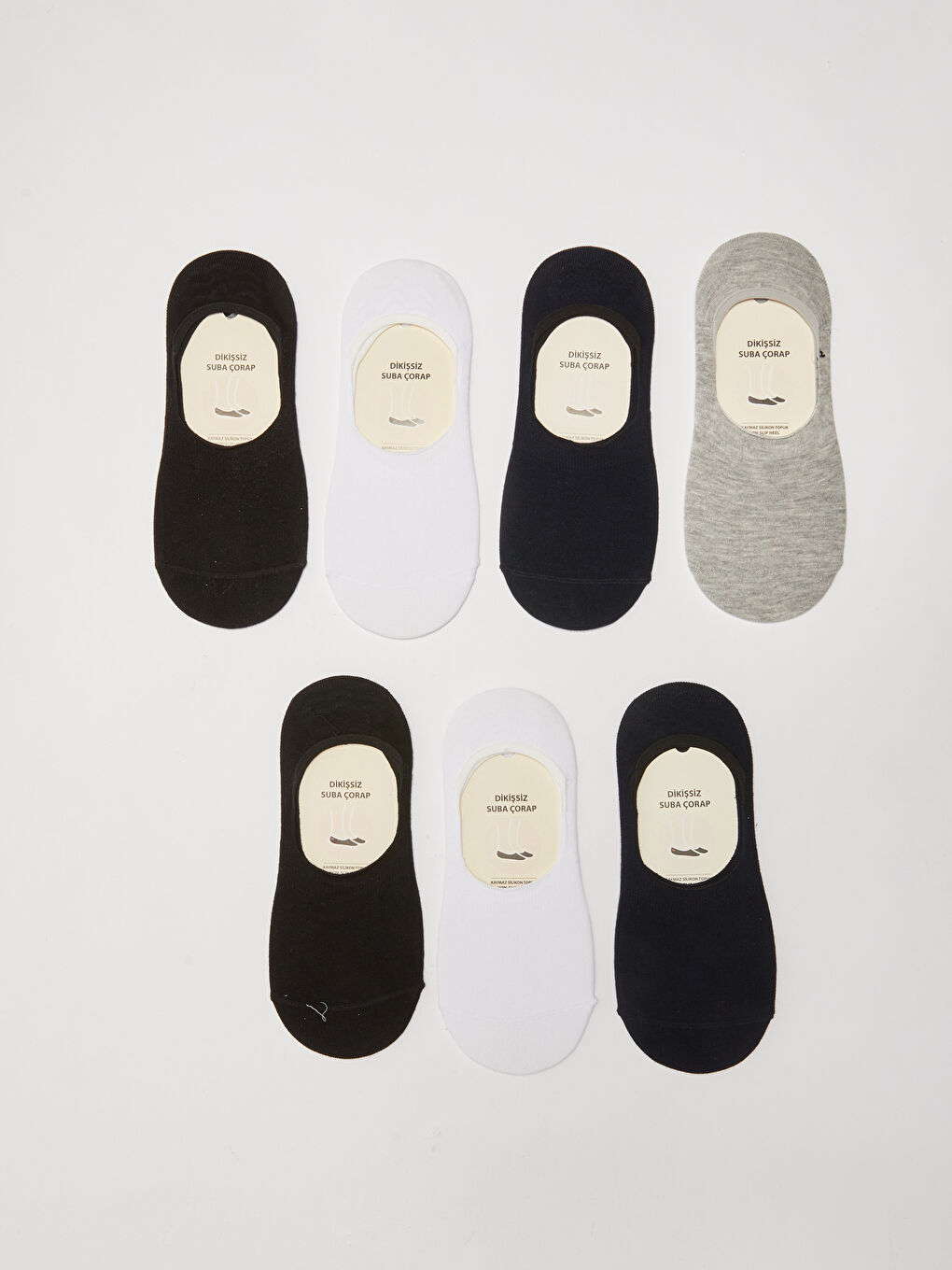 Șosete Invizibile pentru Bărbați, Pachet de 7-1