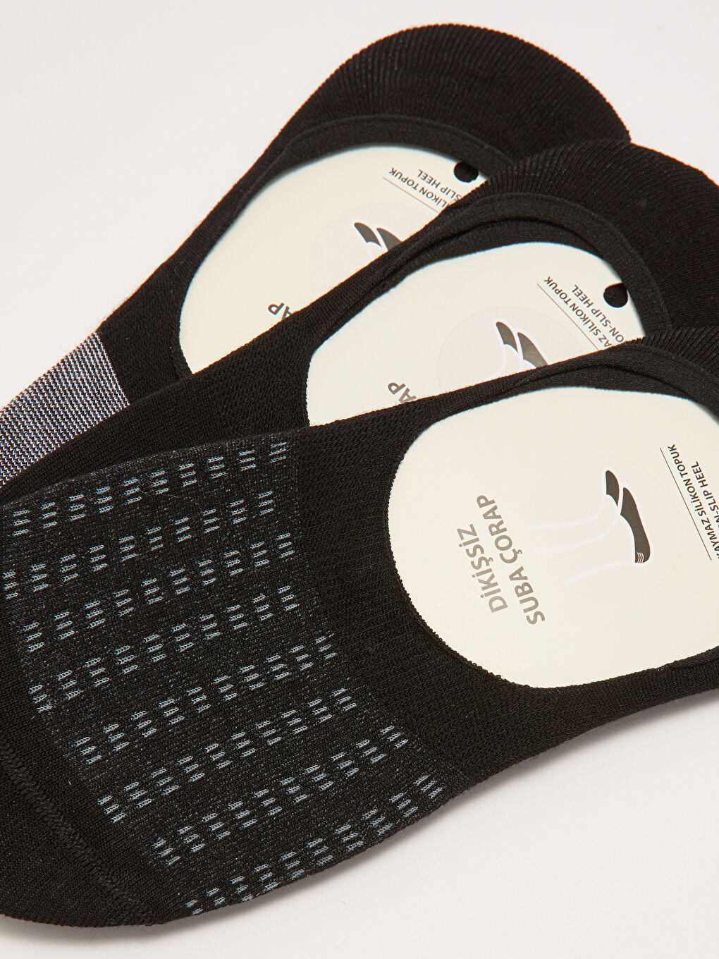 Patterned Men's Bamboo Ballet Socks 3 Pack-2