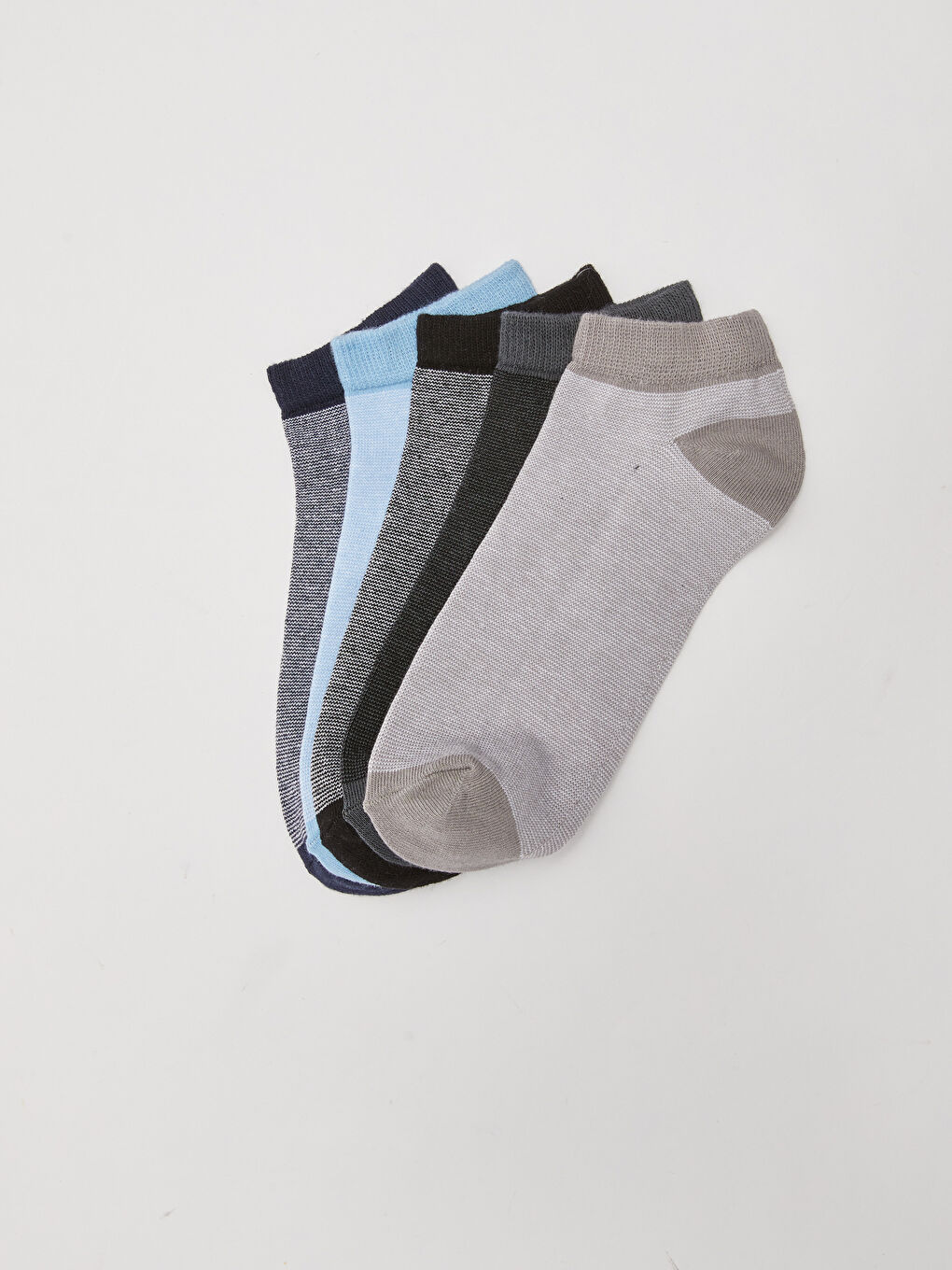 Karışık Erkek Patik Çorap 5'li