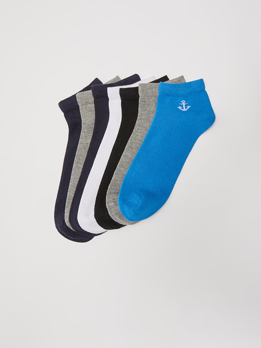 Printed Men's Trainer Socks 7 Pack