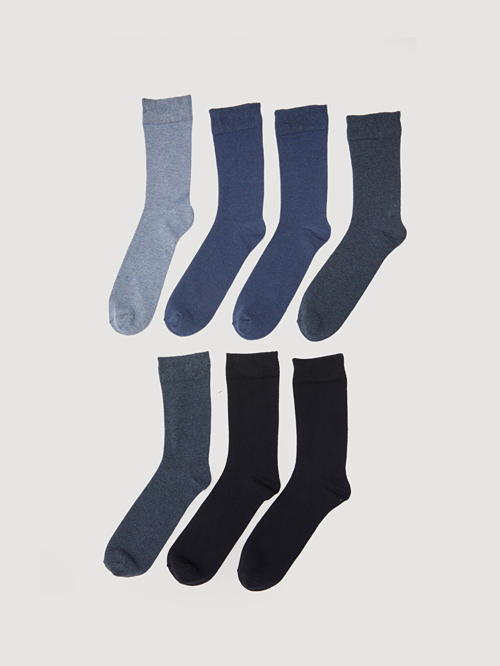 جوارب للكاحل للرجال - عبوة من 7 قطع-1