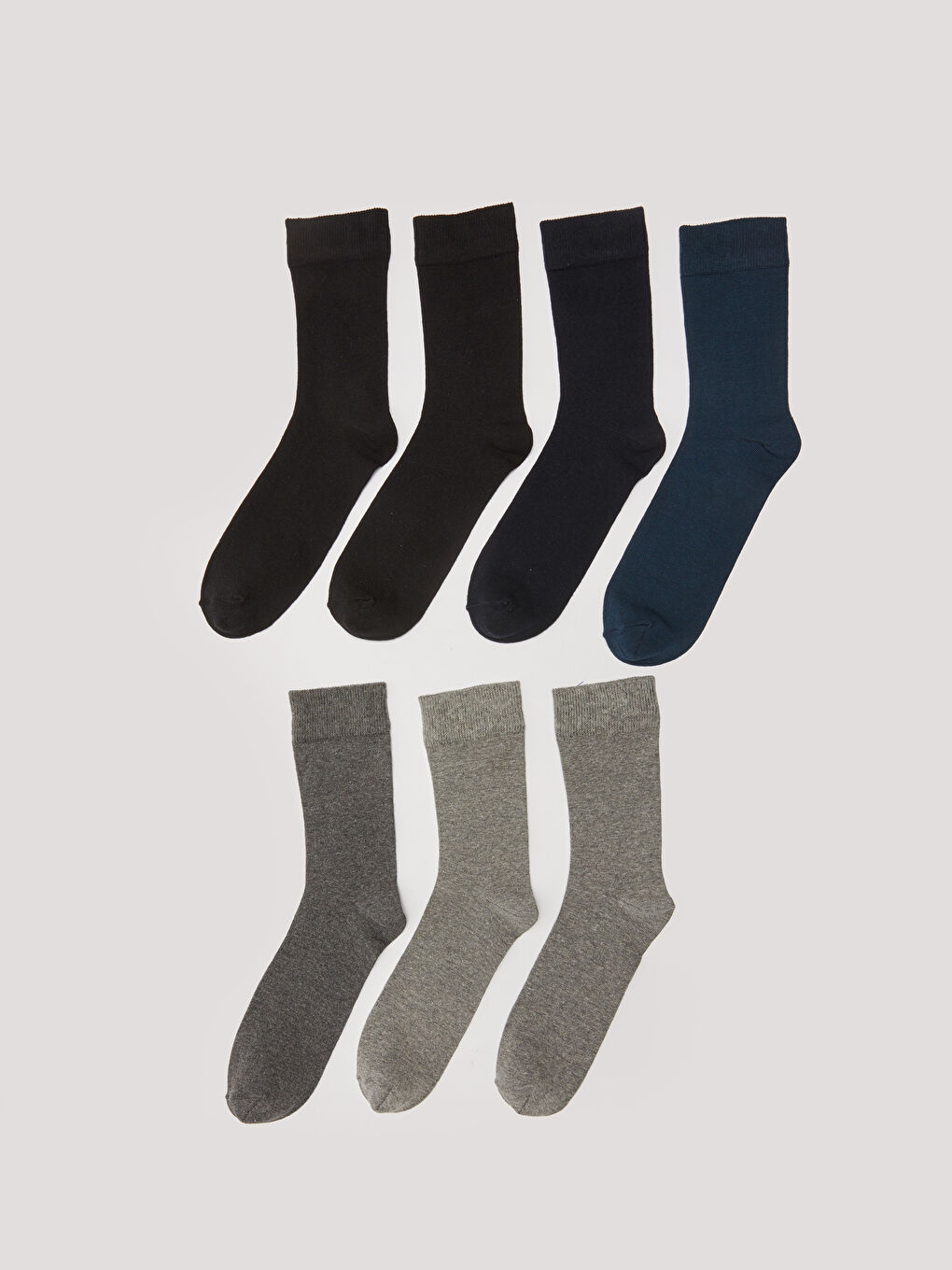 جوارب للكاحل للرجال - عبوة من 7 قطع-1