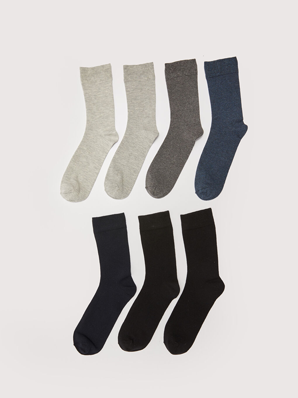 جوارب للكاحل للرجال - عبوة من 7 قطع-1