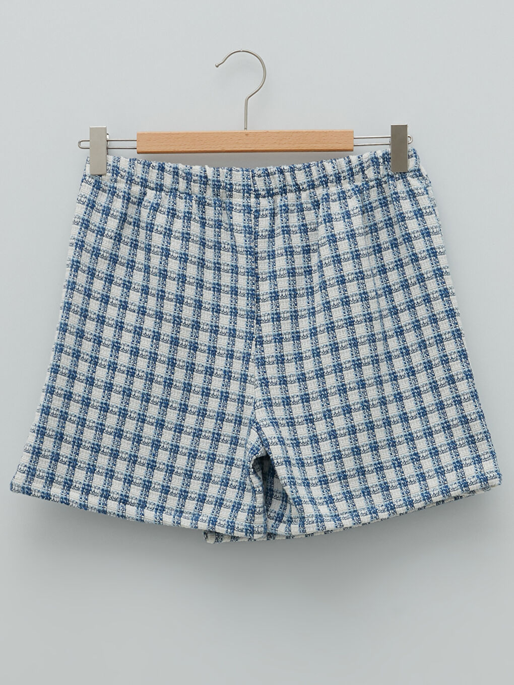 Jupe-Short Fille en Gabardine Écossaise-11