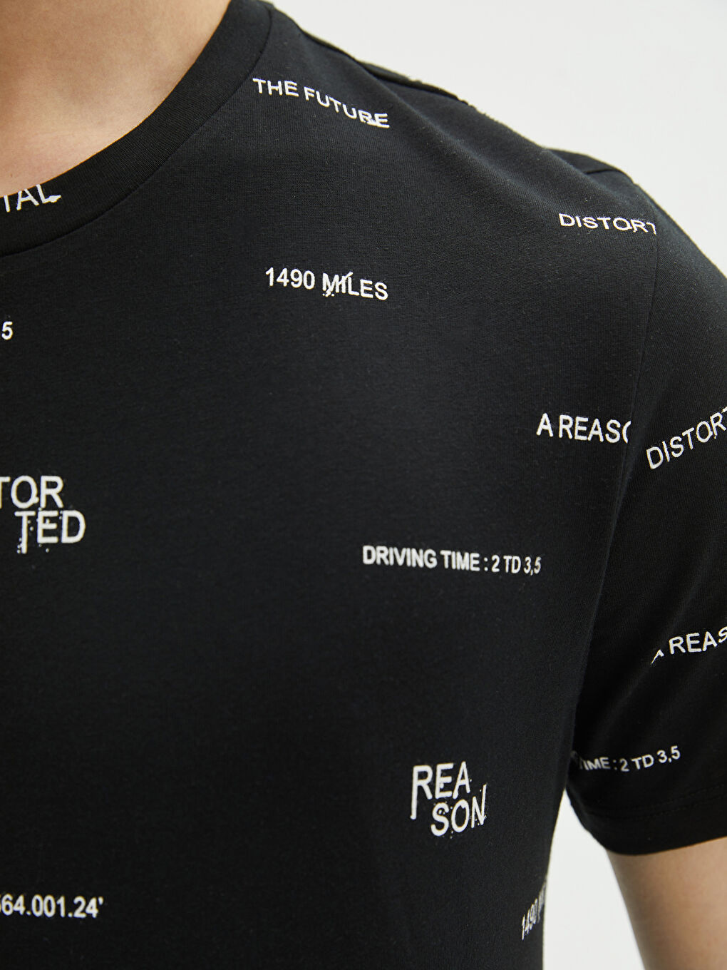 XSIDE Crew Neck Printed Short Sleeve Men's T-Shirt -S29019Z8-CVL