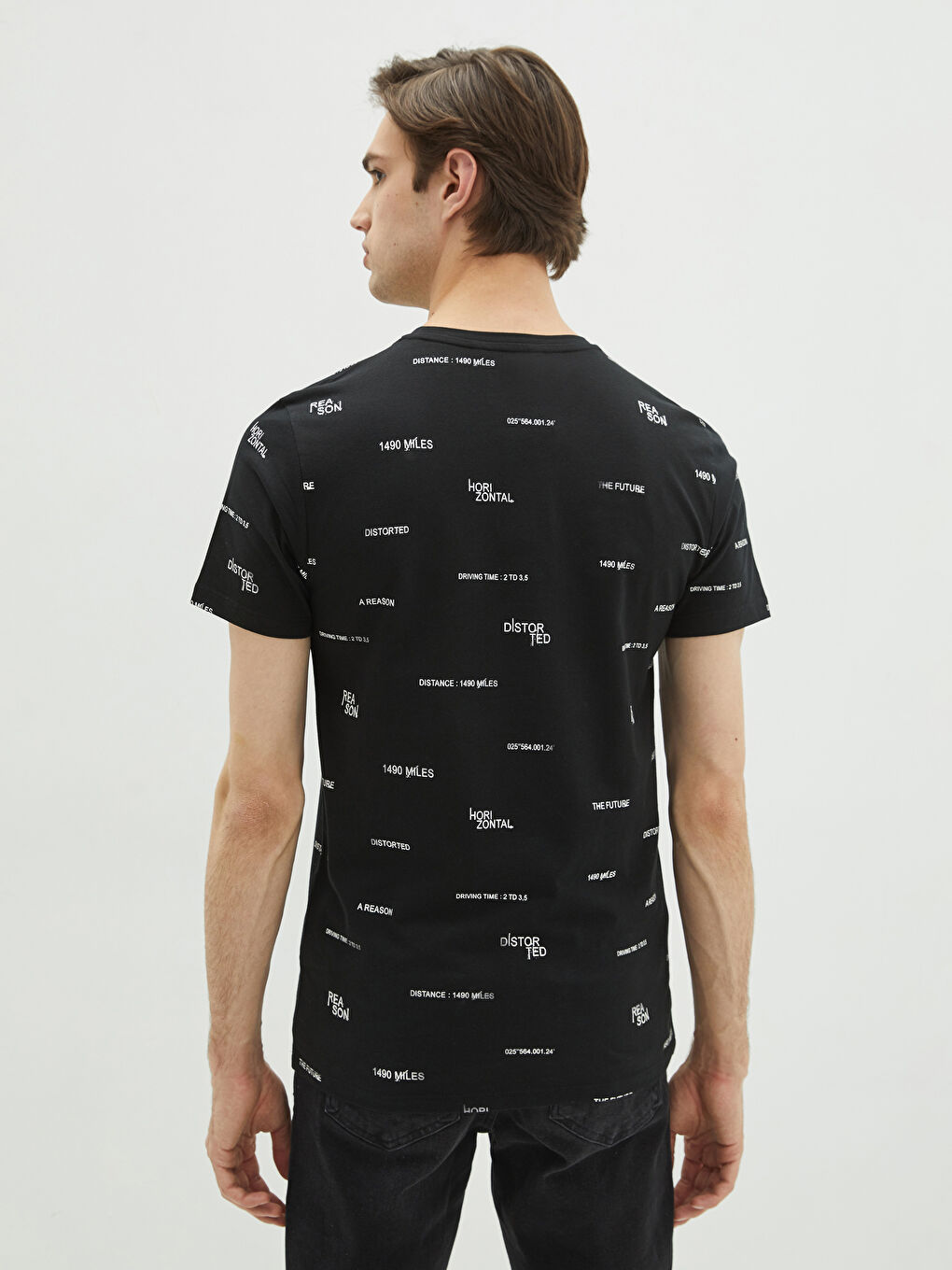 XSIDE Crew Neck Printed Short Sleeve Men's T-Shirt -S29019Z8-CVL