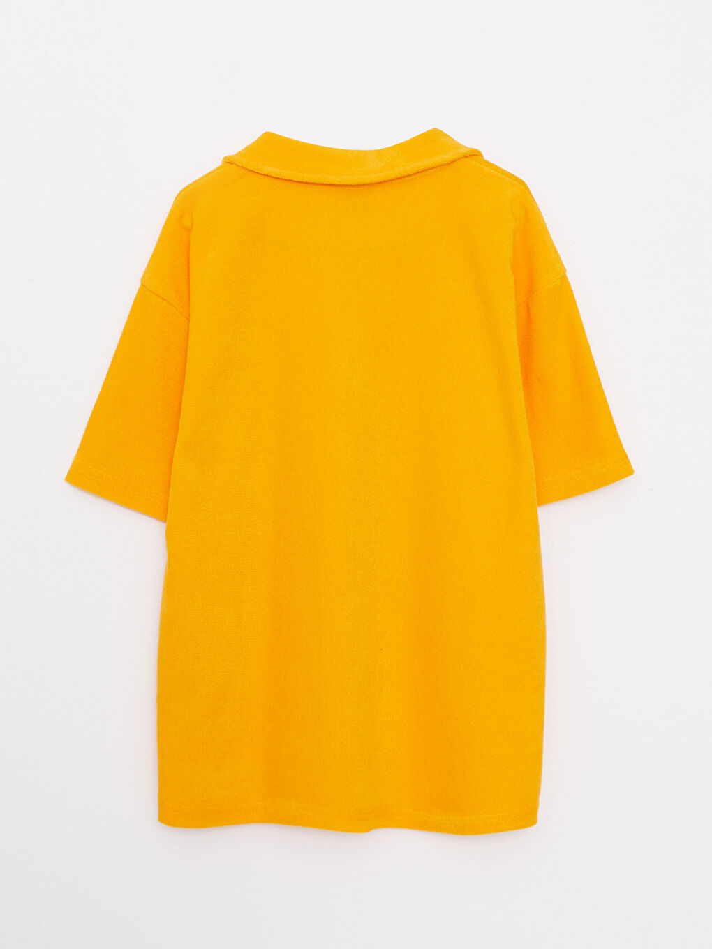 Polo Neck Embroidery Detailed Short Sleeve Boy T-Shirt -S29073Z4-FLP