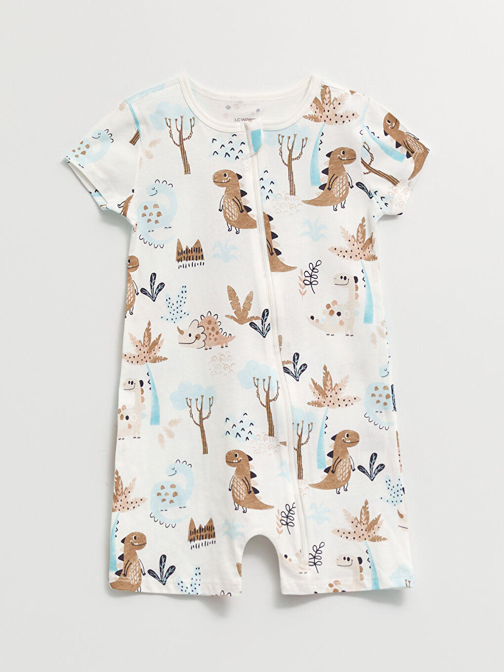 Combinaison Bébé Garçon Col Rond Manches Courtes Coton Lot de 2-1