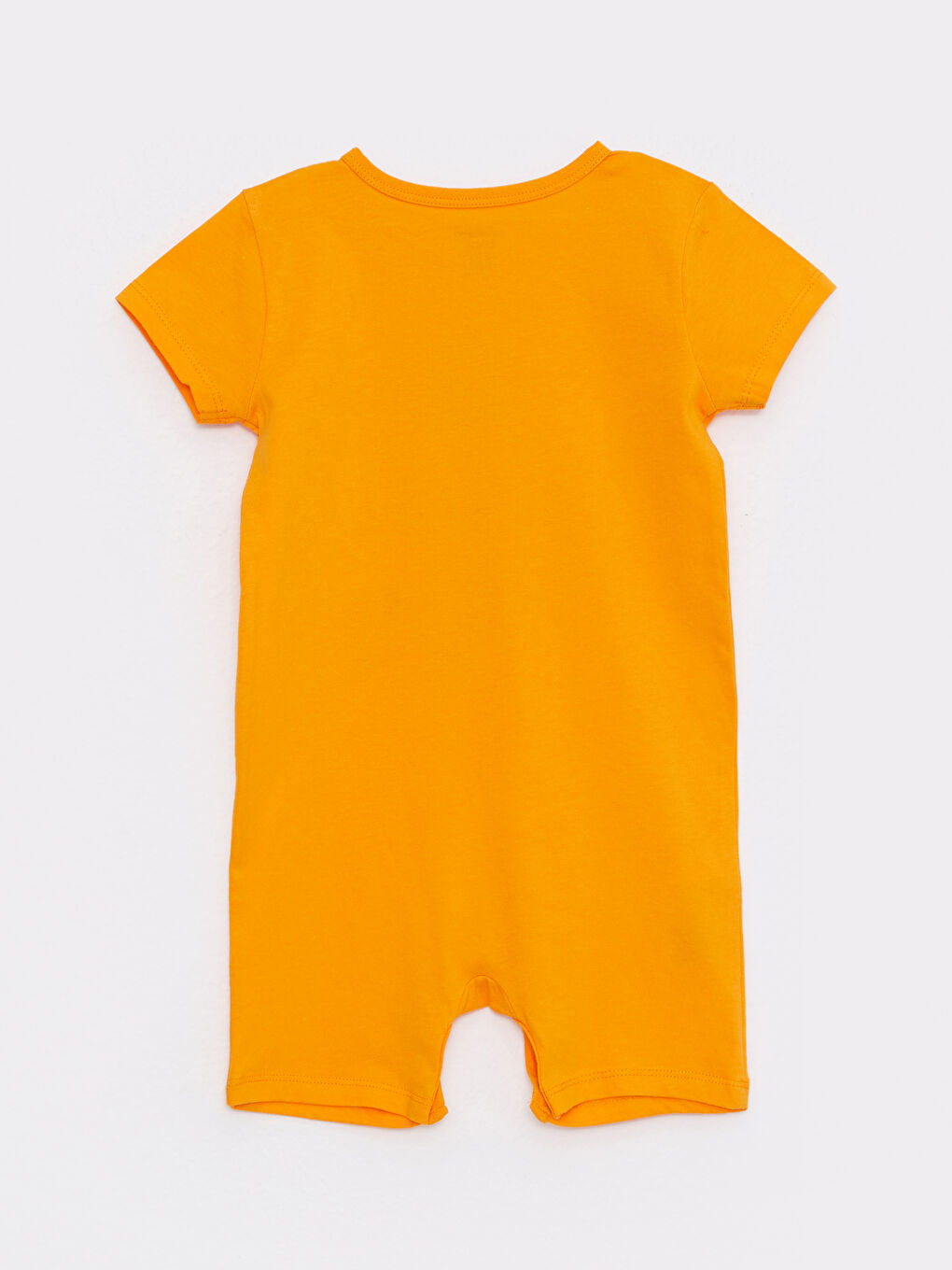 Salopetă pentru Bebeluși Băieți cu Guler Rotund, Mânecă Scurtă, Imprimat, din Bumbac, Pachet de 2 Bucăți-2