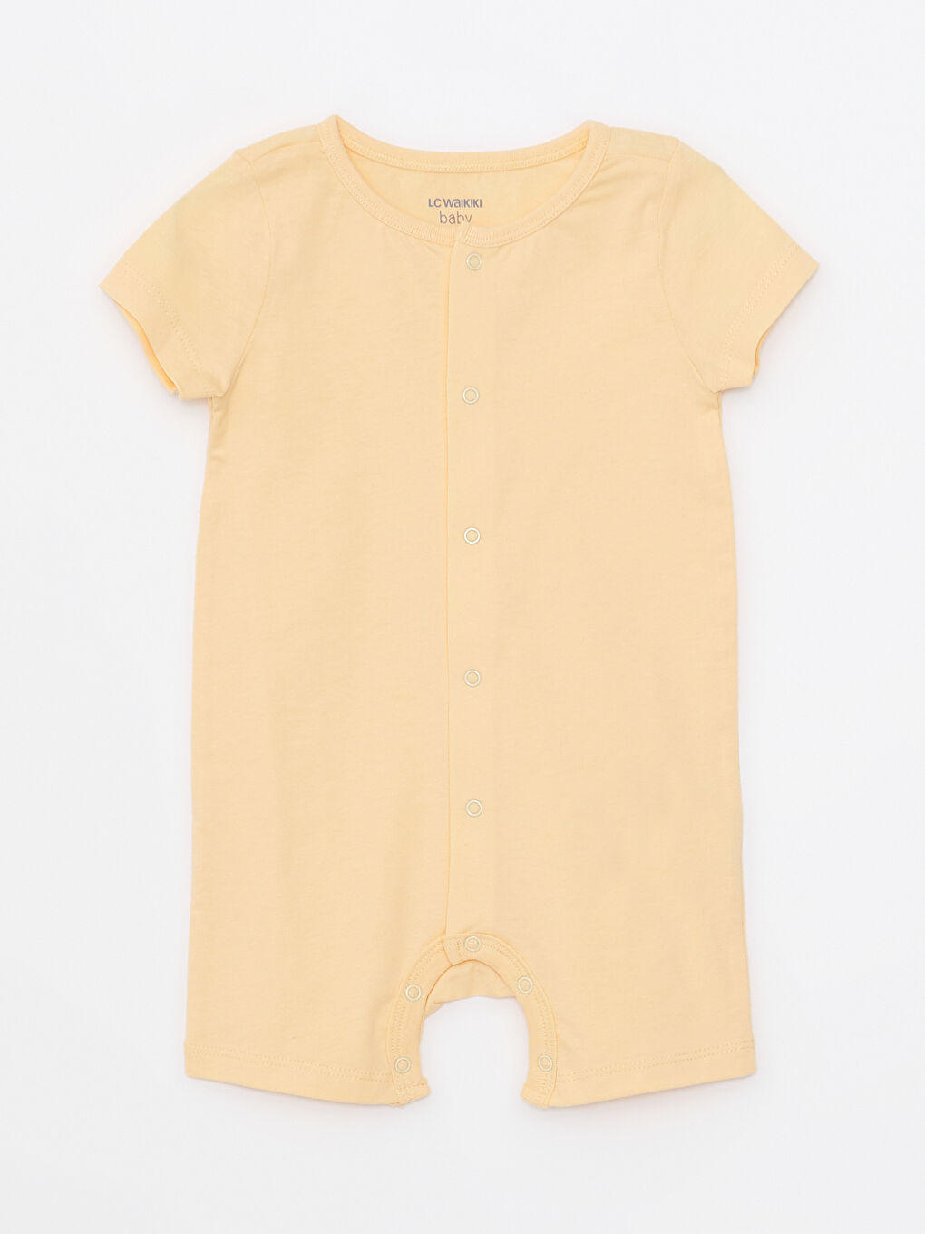 Crew Neck Short Sleeve Printed Baby Boy Rompers 2 Pack-1