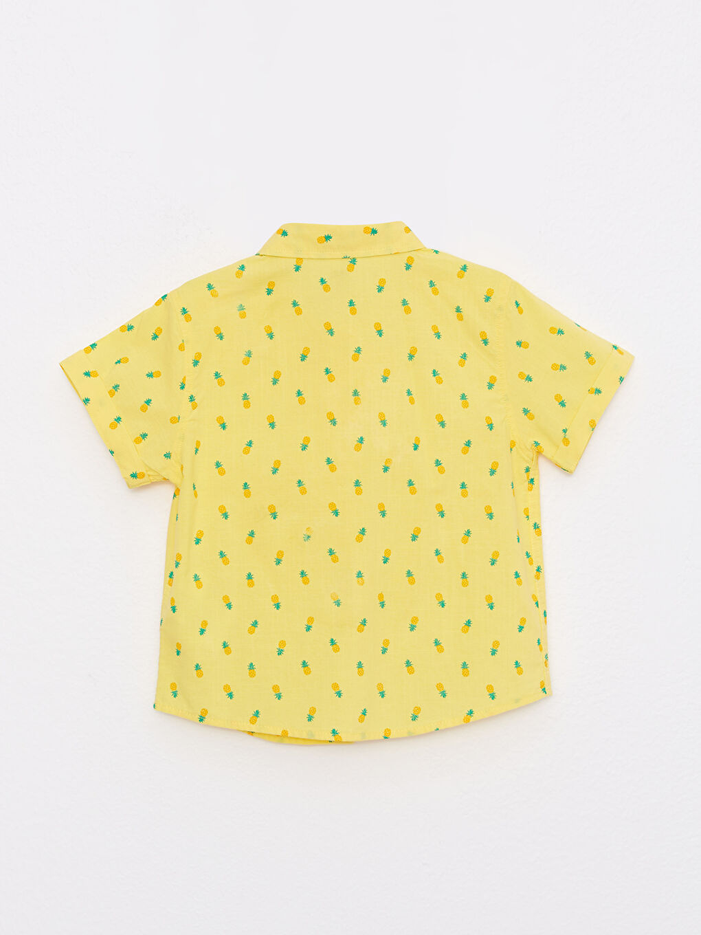 Short Sleeve Printed Cotton Baby Boy Shirt-1