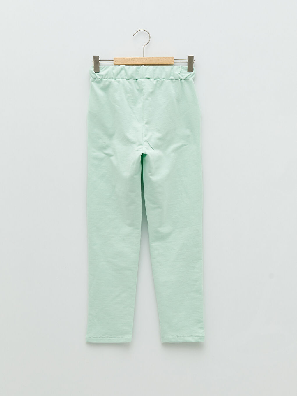 Yeşil Beli Lastikli Basic Kız Çocuk Eşofman Altı-1