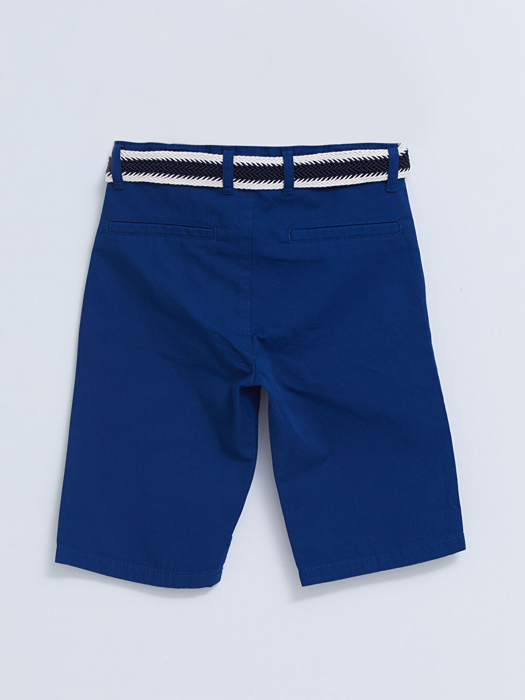 Pantaloni Scurți Basic Gabardină Băiat cu Curea-1