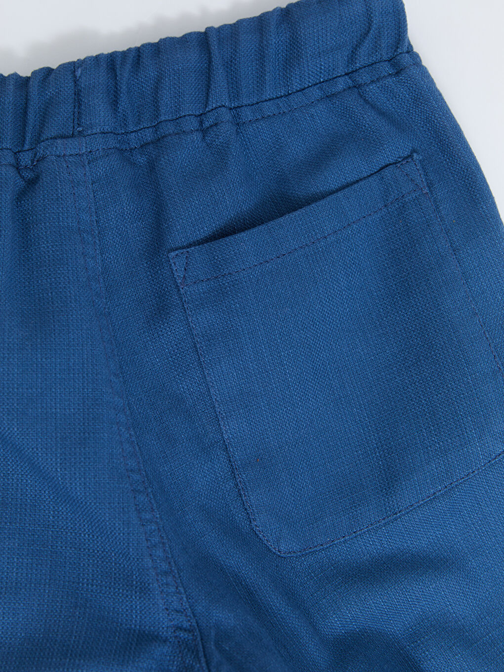 Elasticated Waist Basic Gabardine Boys' Trousers-3