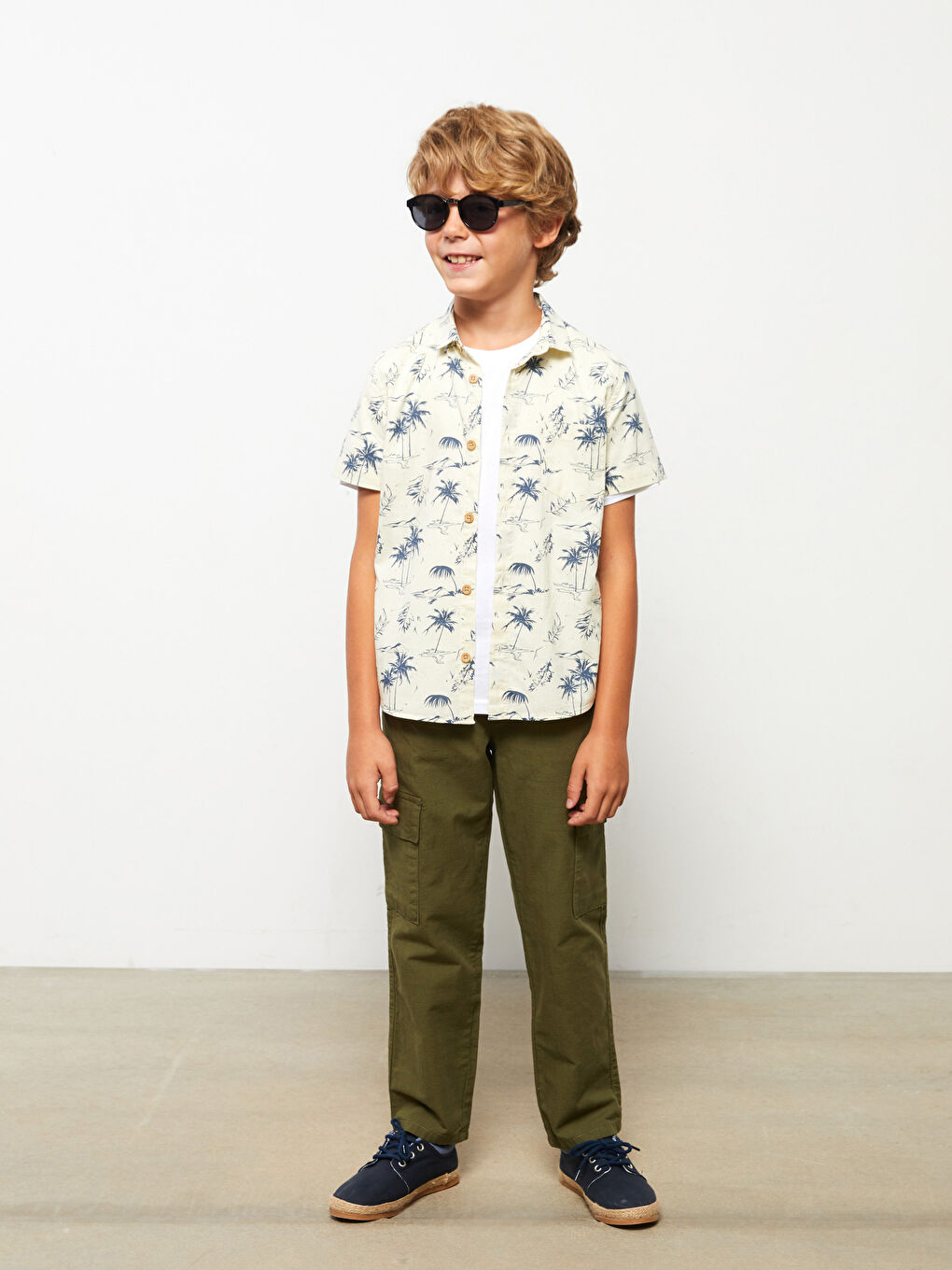 LCW Kids Elastic Waist Boys' Cargo Trousers -S29132Z4-H1Z