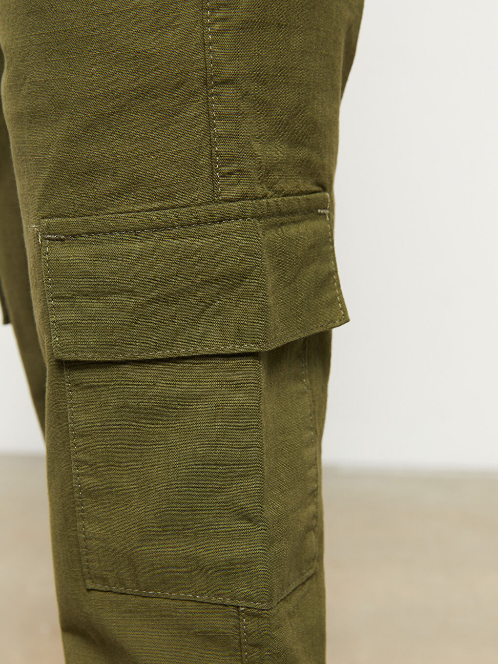 LCW Kids Elastic Waist Boys' Cargo Trousers -S29132Z4-H1Z