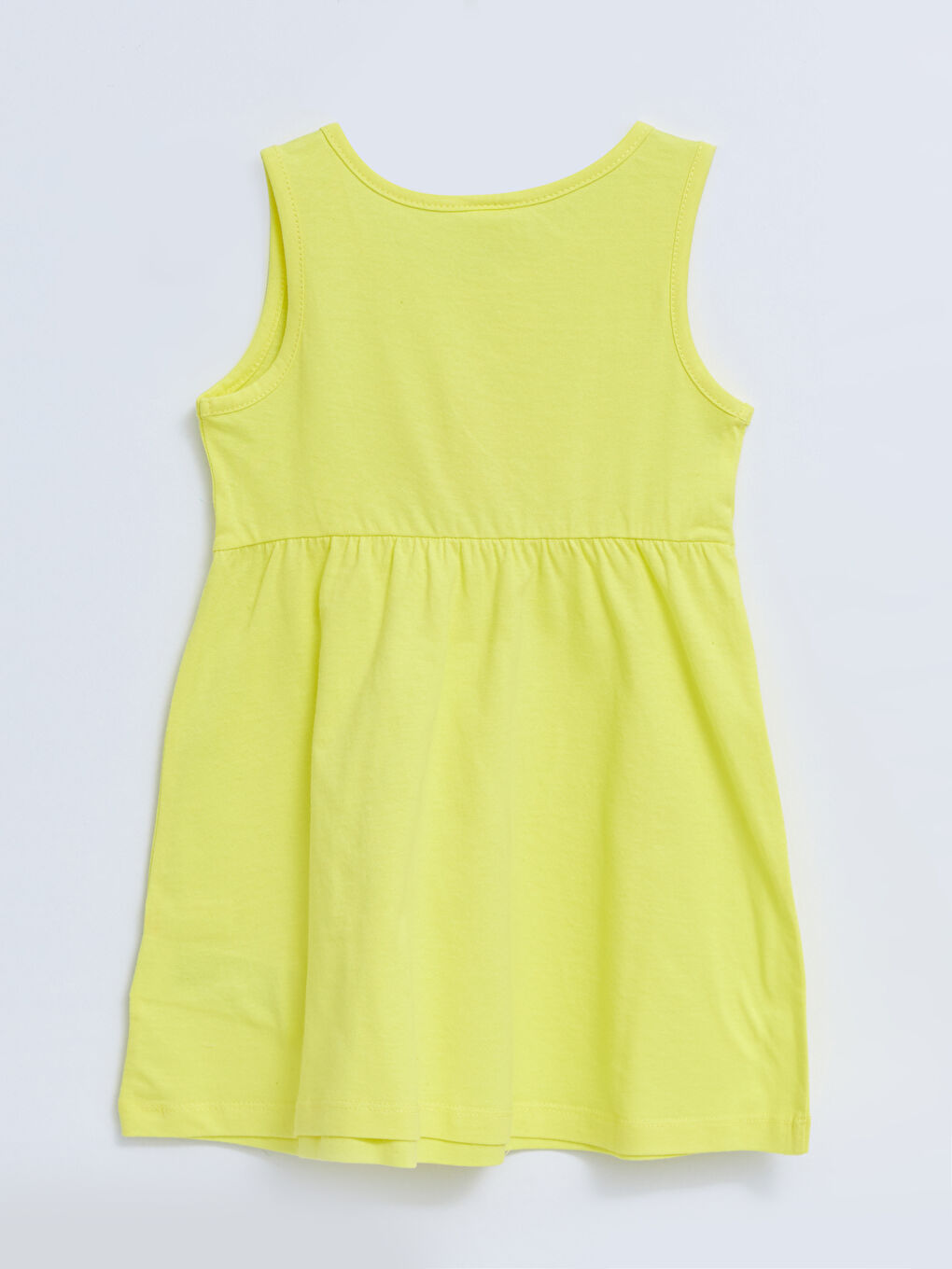 LCW ECO Crew Neck Printed Cotton Baby Girl Dress -S29133Z1-FPR