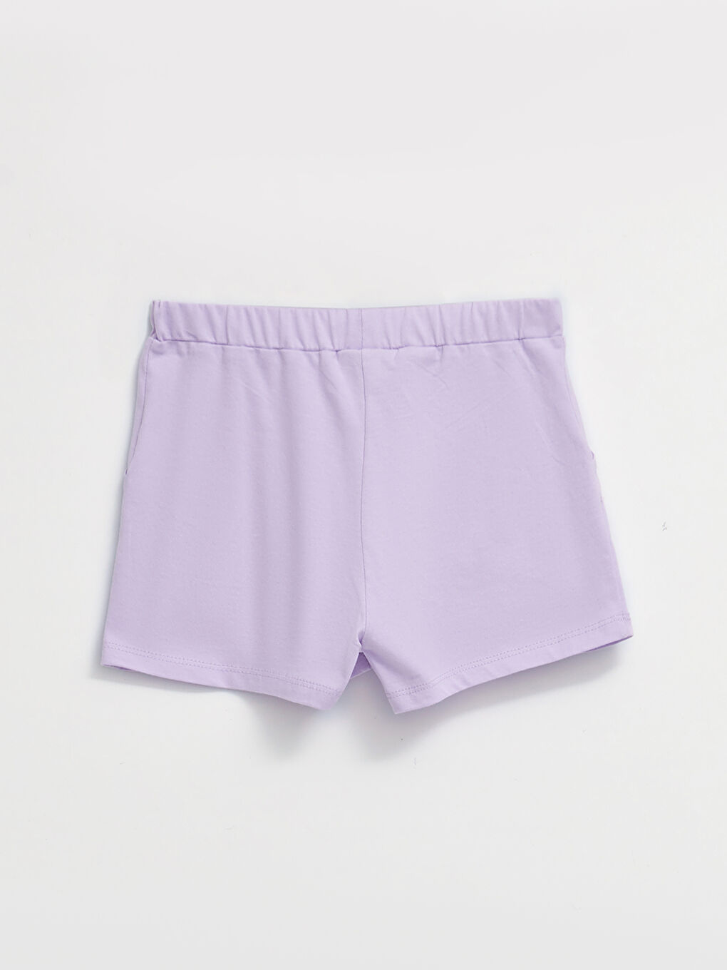 Elasticated Waist Printed Girls' Shorts-1