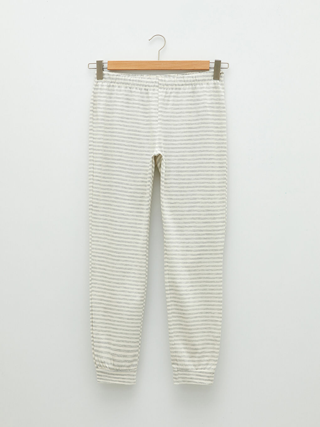 Ensemble de pyjama de maternité à manches longues imprimé col rond avec allaitement-8