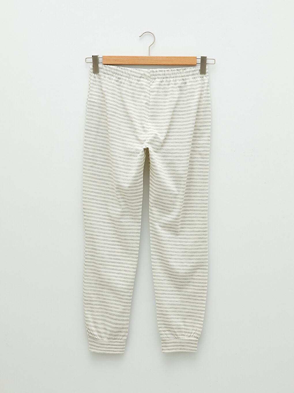 Ensemble de pyjama de maternité à manches longues imprimé col rond avec allaitement-9