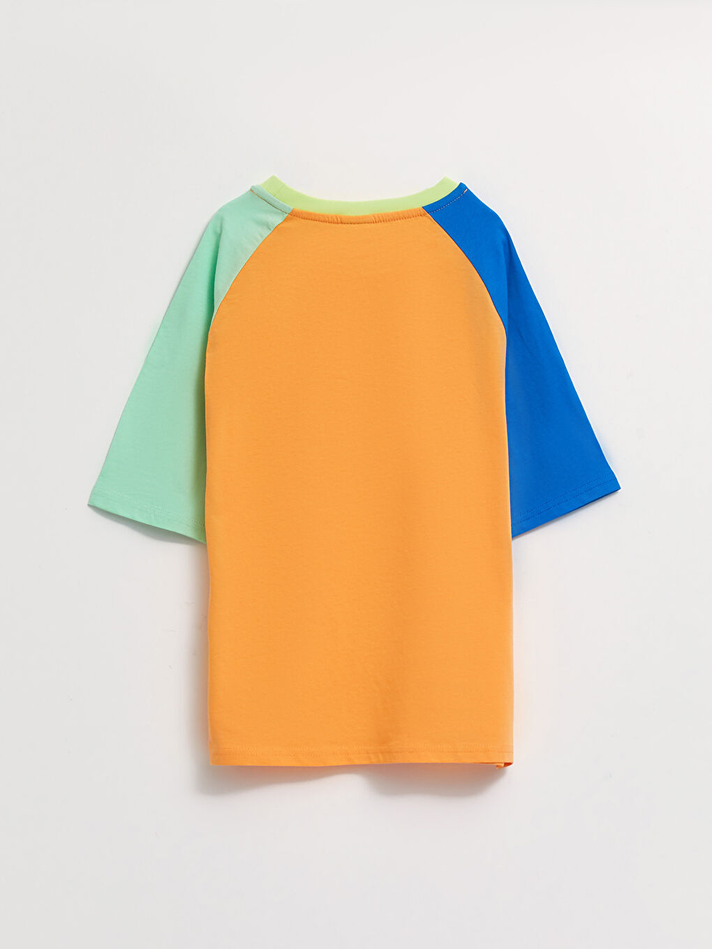 T-shirt garçon en coton à manches courtes imprimé col rond-1