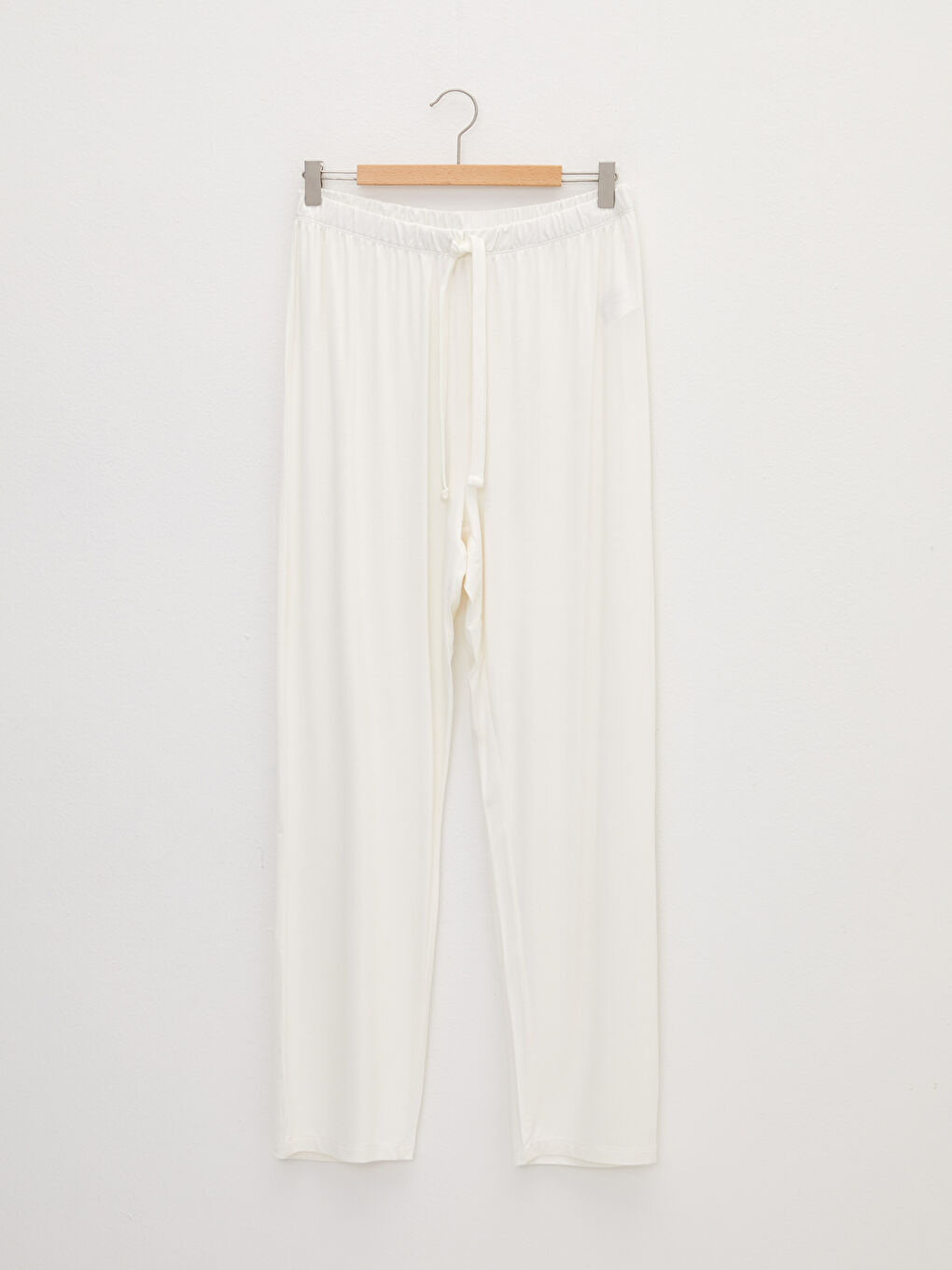 Ekru V Yaka Nakışlı Kısa Kollu Hamile Pijama Takımı-2