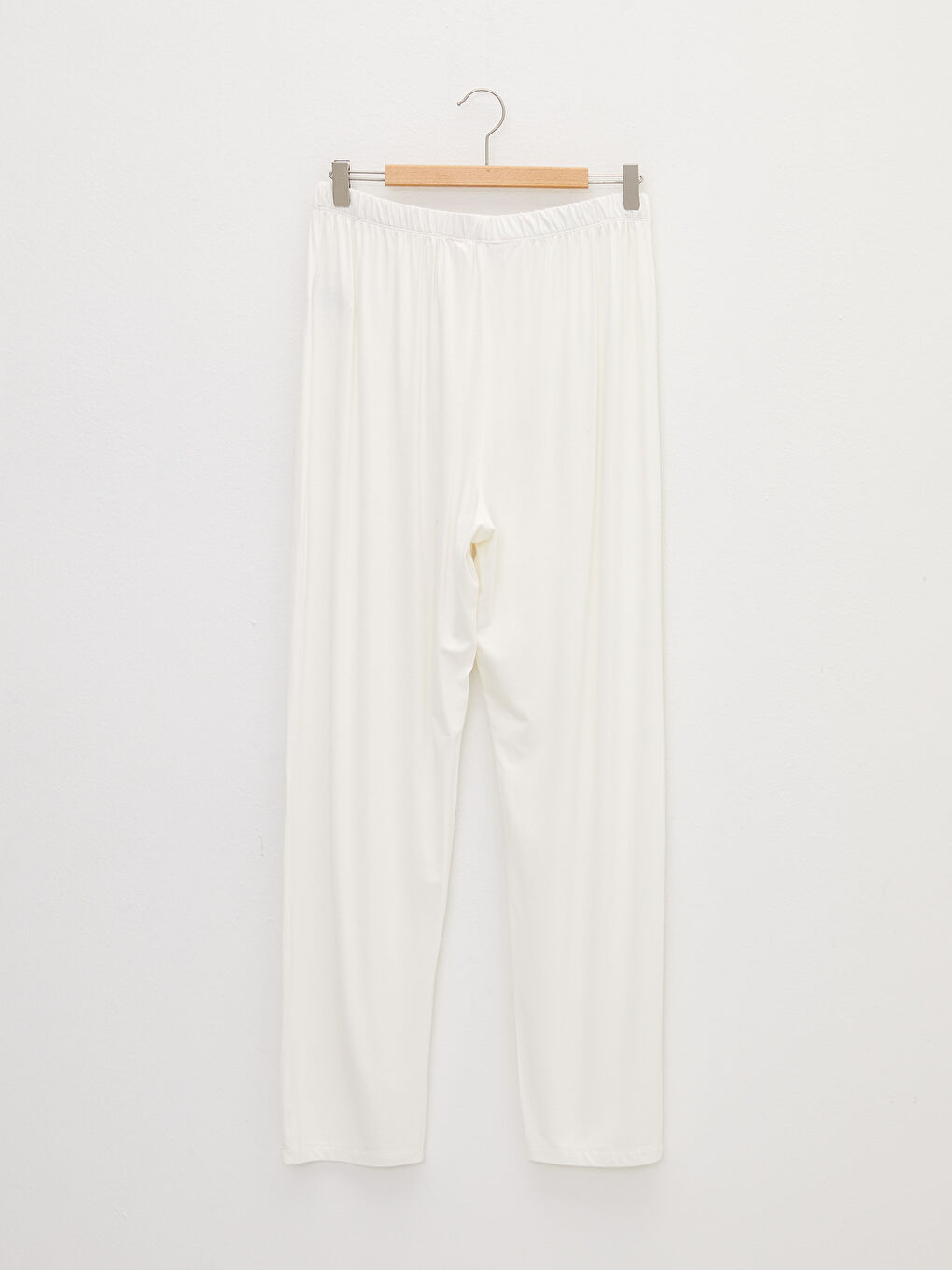 Ekru V Yaka Nakışlı Kısa Kollu Hamile Pijama Takımı-4