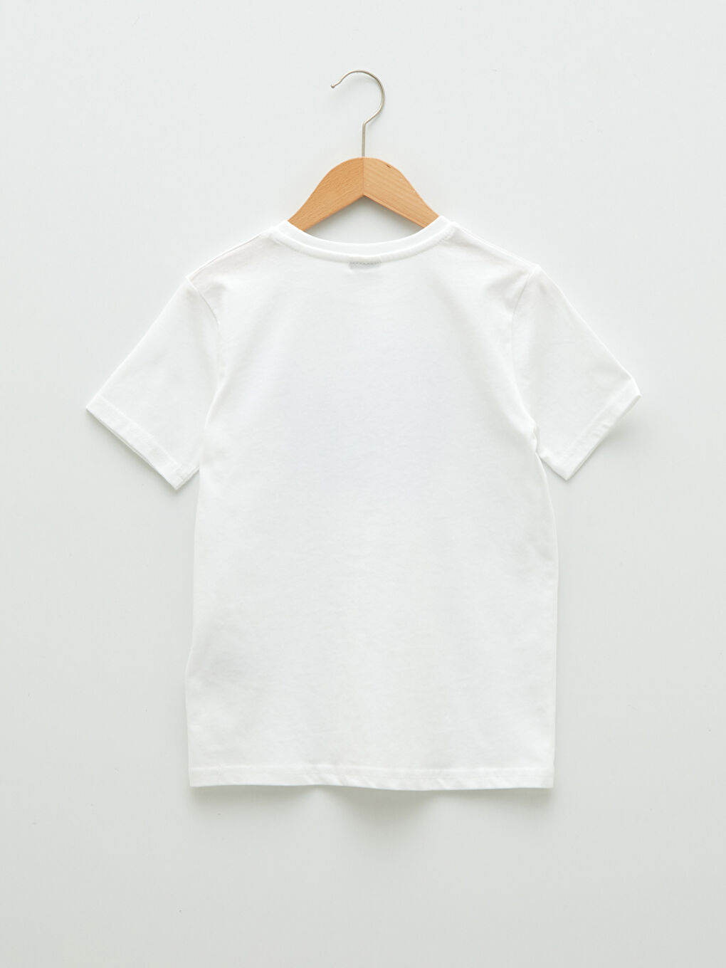 T-shirt garçon en coton à manches courtes imprimé col rond-1