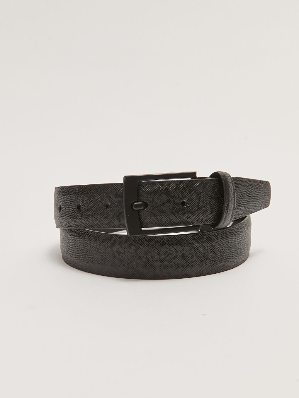 LCW ACCESSORIES Siyah Deri Görünümlü Erkek Çocuk Kemer