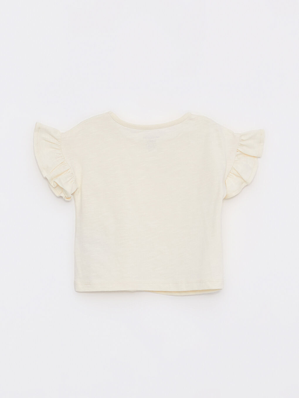 تيشيرت ياقة دائرية كم قصير قطن بنات رضع - مجموعتين-4