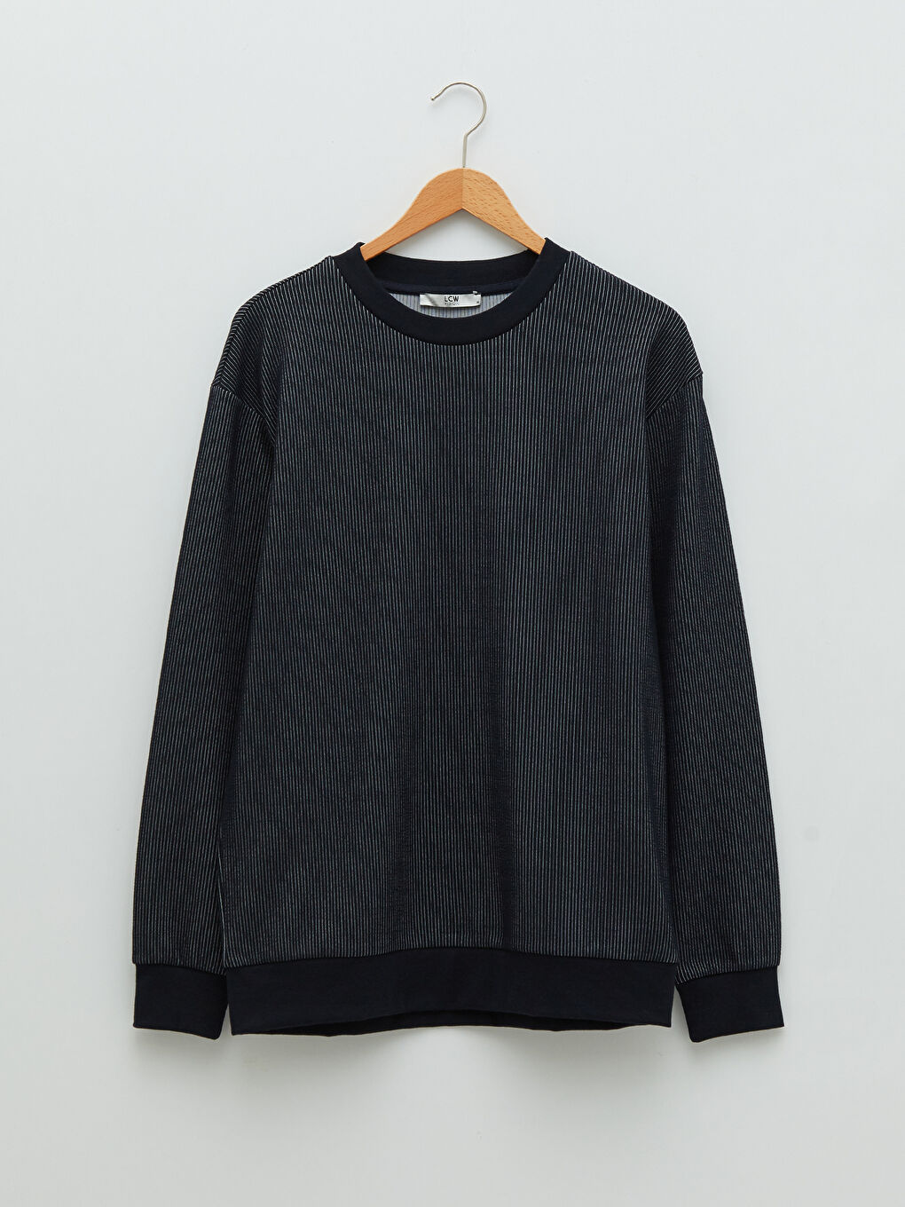 LCW Vision Rundhalsausschnitt Langarm Gestreiftes Herren-Sweatshirt -S29305Z8-RFH