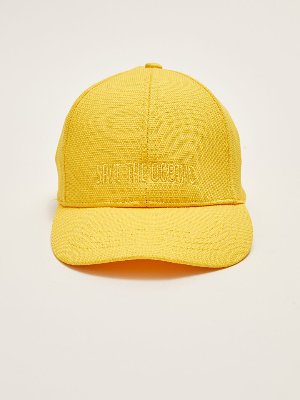 Sarı Yazı Nakışlı Erkek Çocuk Kep Şapka