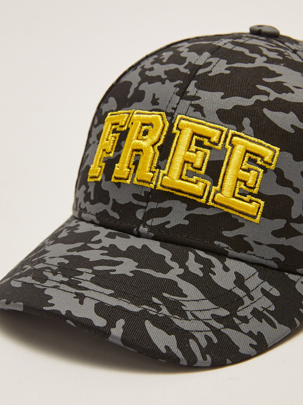 Siyah Yazı Nakışlı Erkek Çocuk Kep Şapka-2