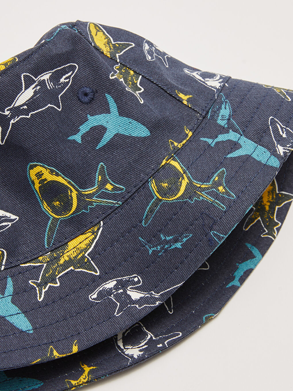 قبعة دلو قطنية مطبوعة للأولاد-4