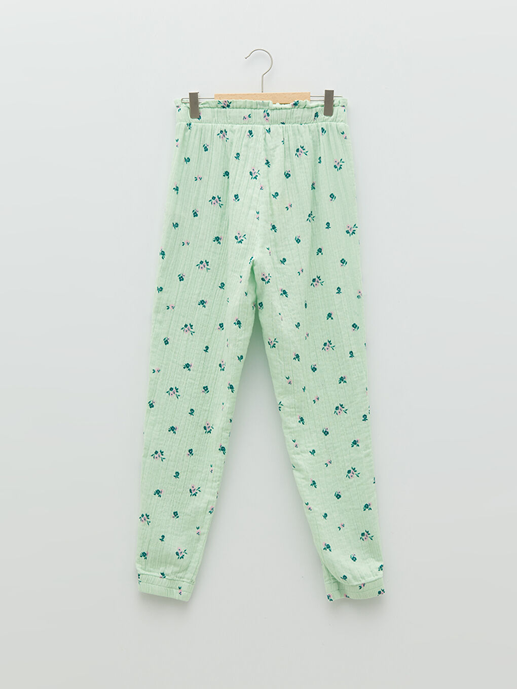 Elastic Waist Printed Girl Jogger Pants-1