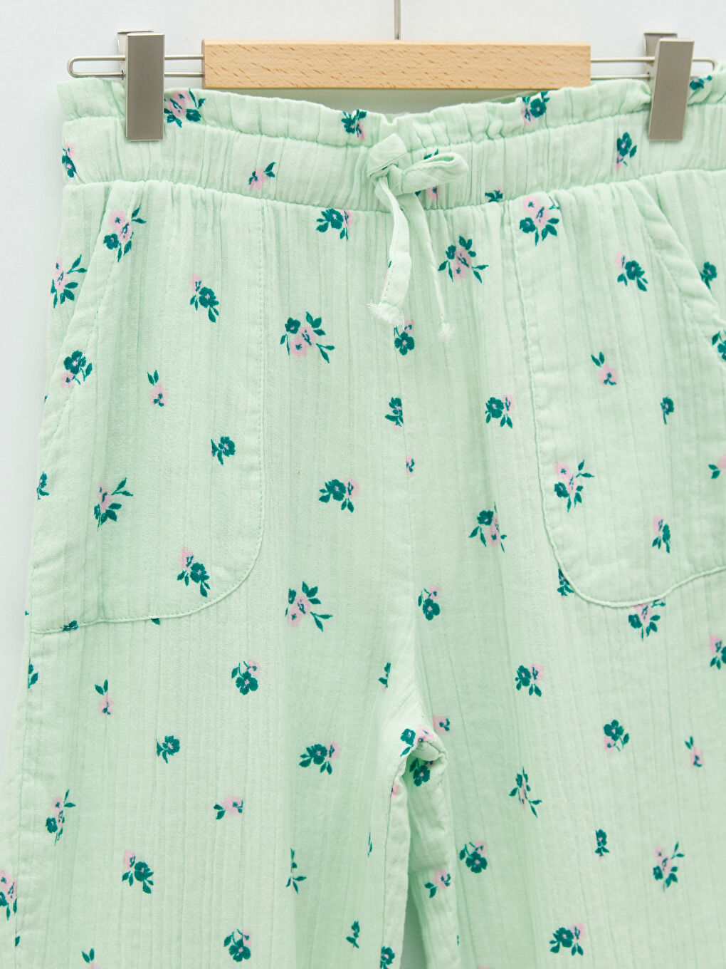 Elastic Waist Printed Girl Jogger Pants-2