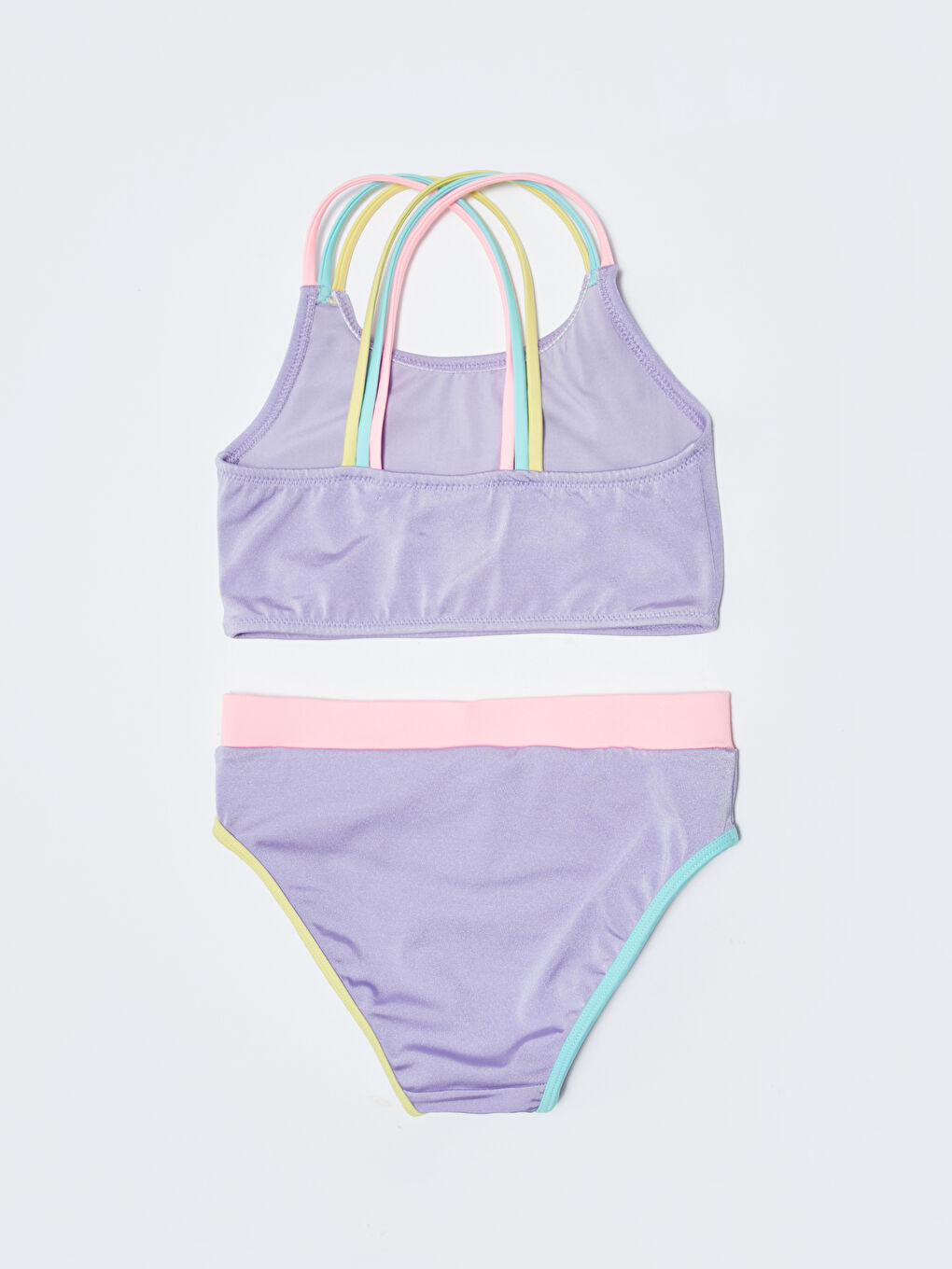 Girls' Bikini with Minnie Mouse and Daisy Duck Print in Stretchy Fabric -S29407Z4-FKW