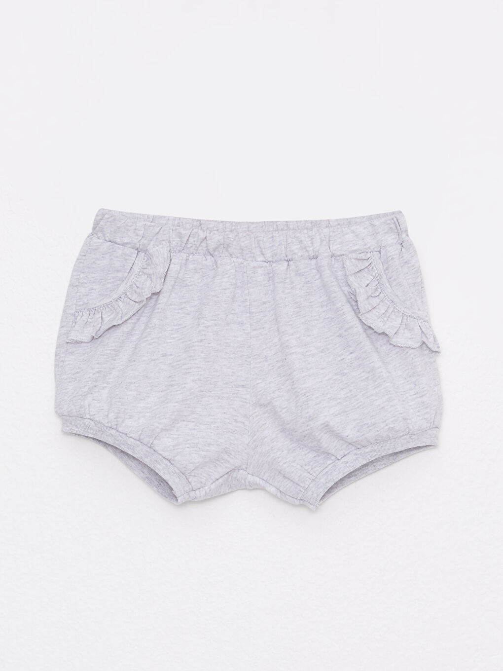 LCW baby Lot de 2 Shorts Basiques pour Bébés Filles à Taille Élastiquée -S29416Z1-847