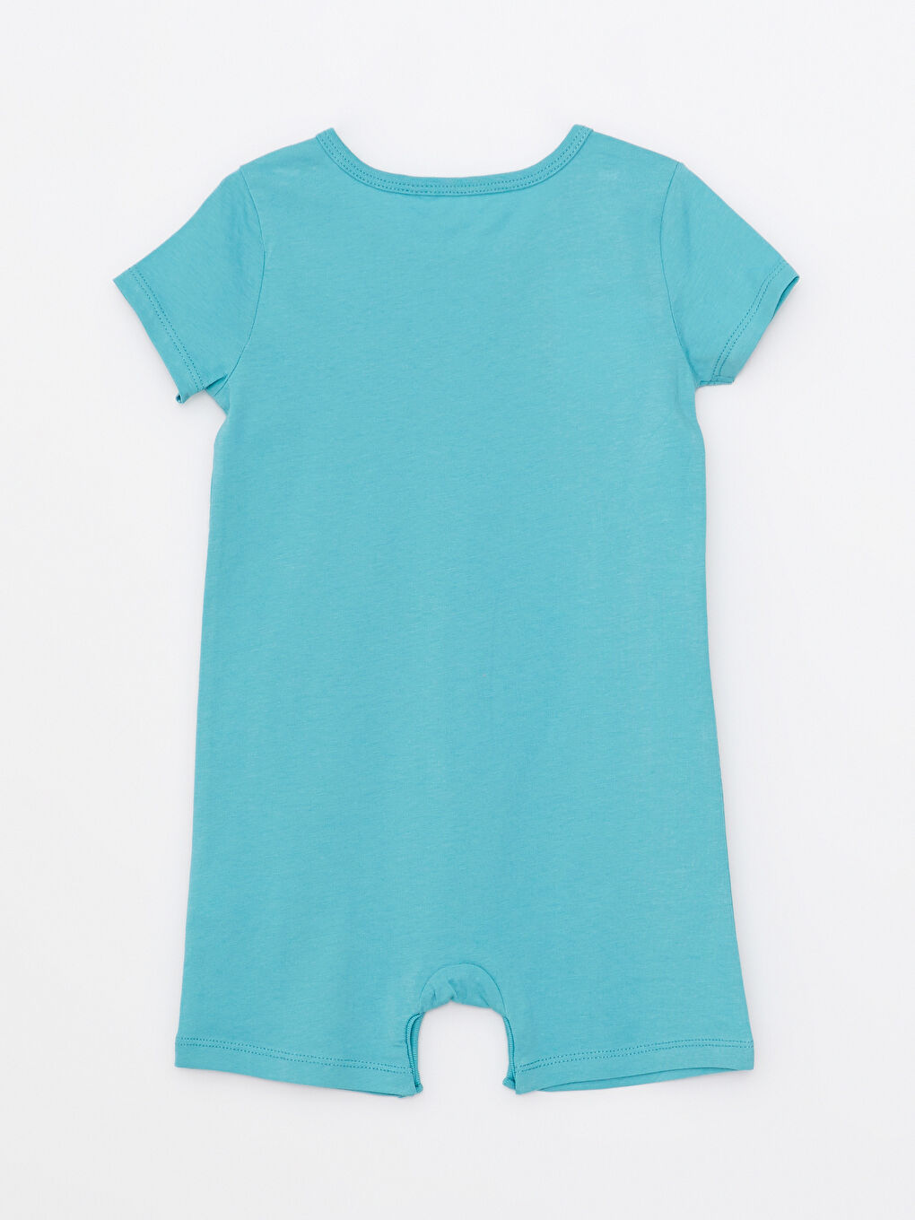 Bisiklet Yaka Kısa Kollu 101 Dalmaçyalı Pamuklu Erkek Bebek Tulum 2'li-2