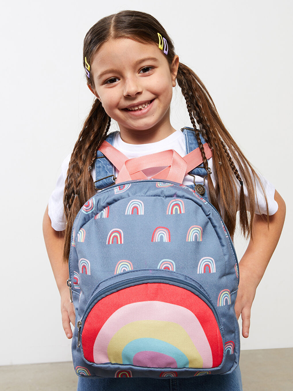 Printed Girls' Backpack-1