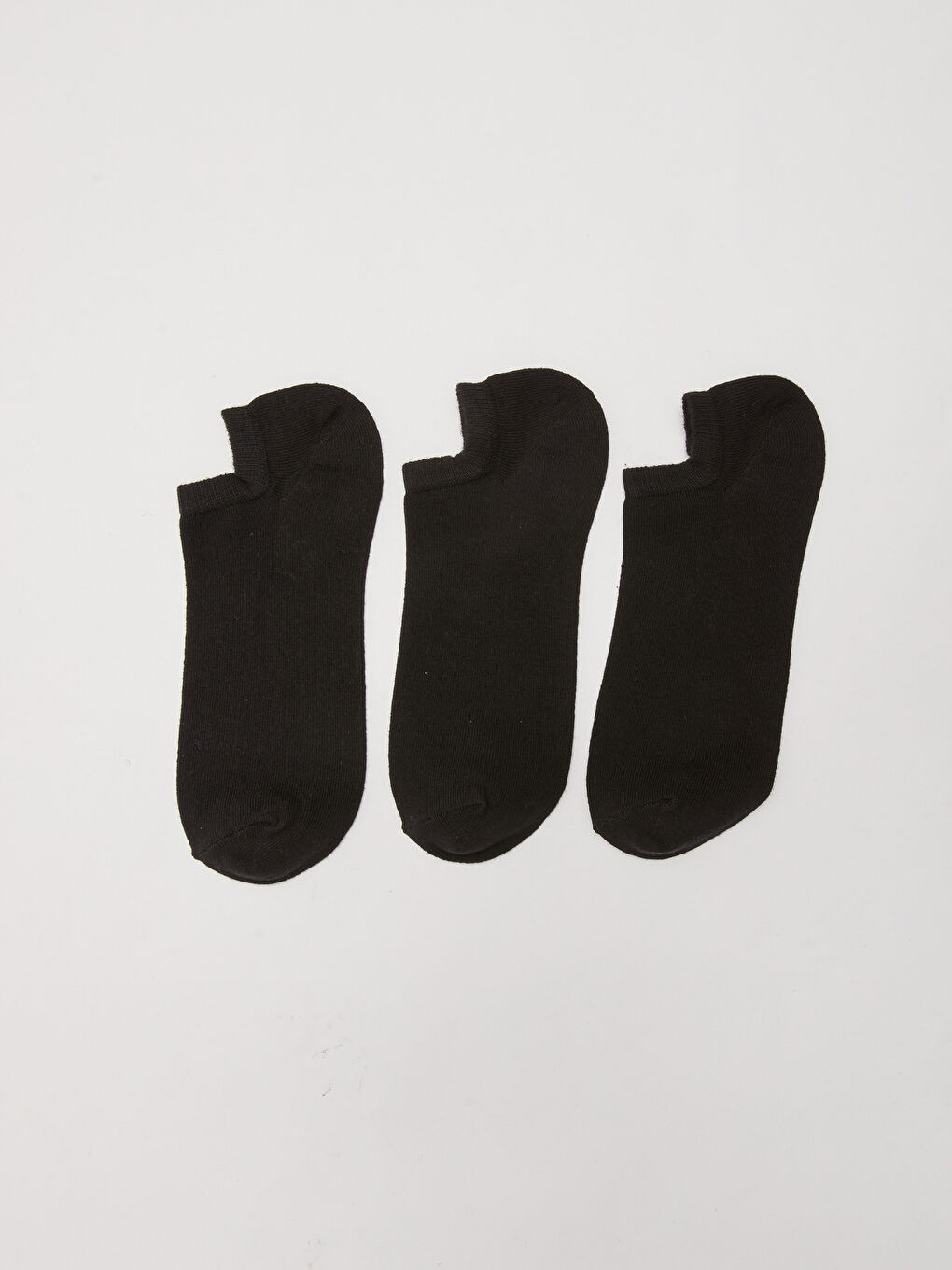 Siyah Erkek Sneaker Çorap 3'lü