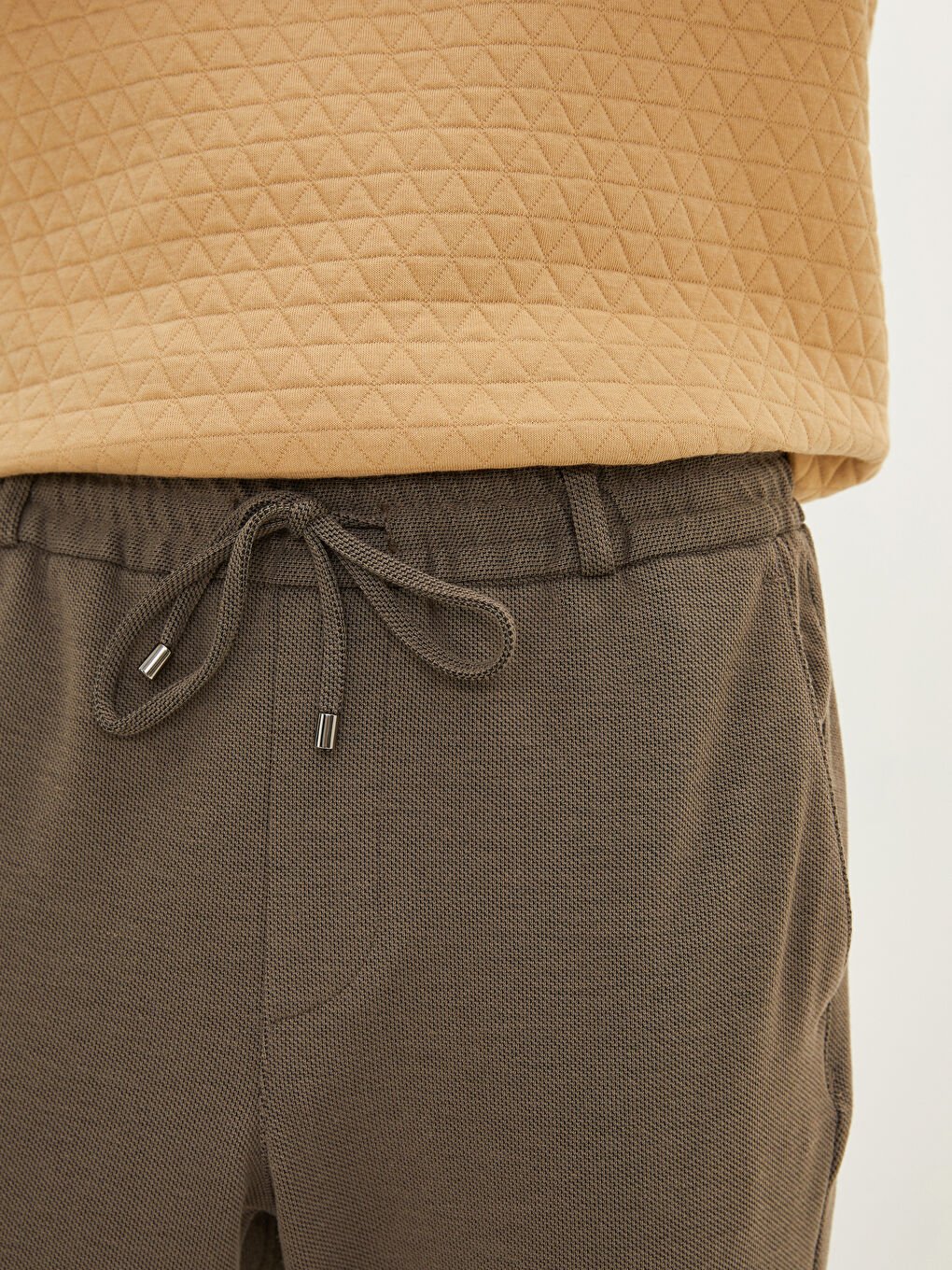 Kahverengi Slim Fit Erkek Pantolon-3