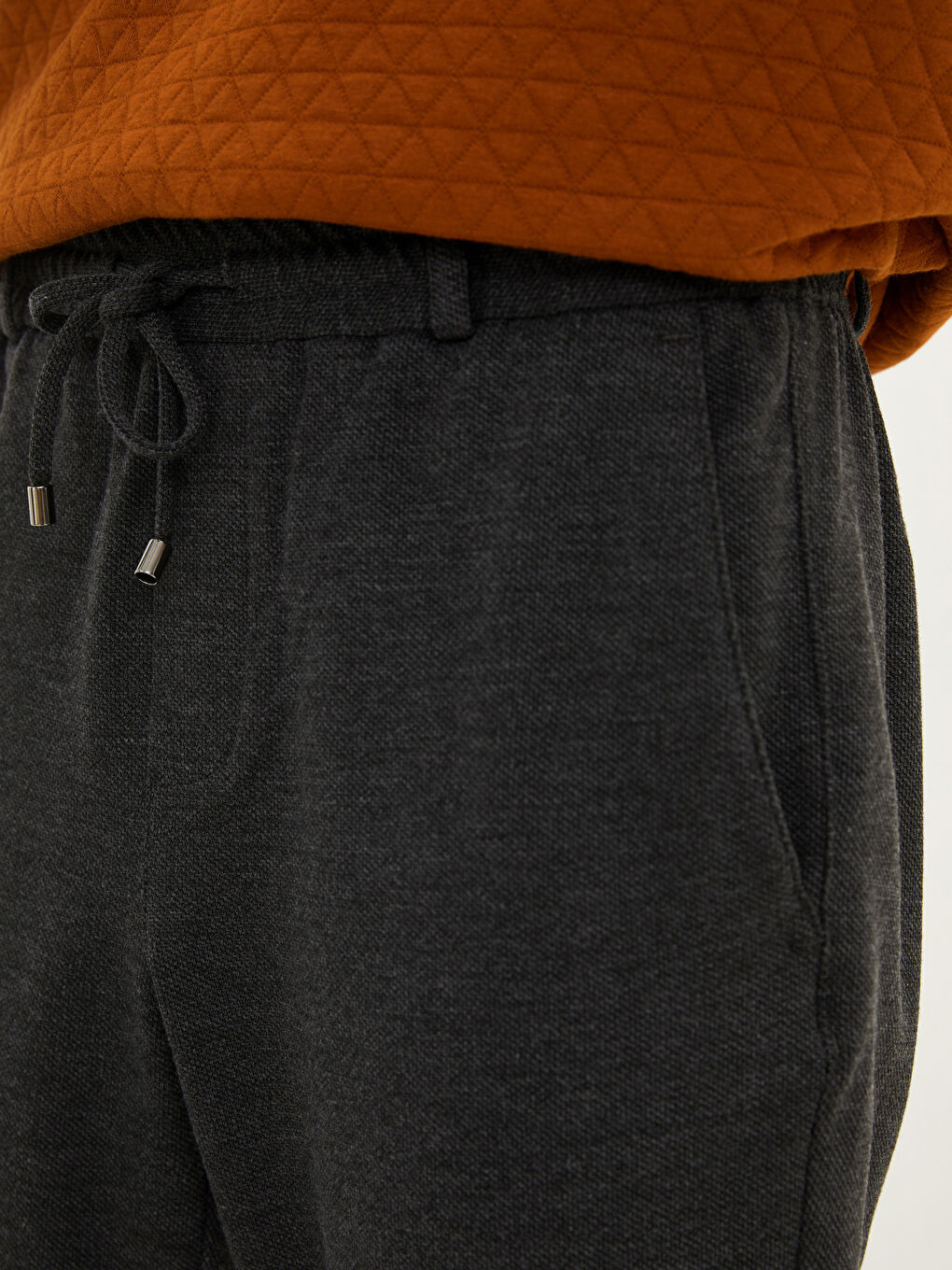 Antrasit Slim Fit Erkek Pantolon-1