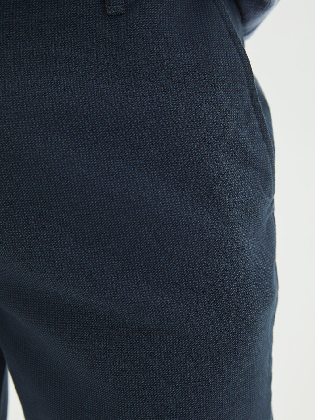 Standard Fit Textured Men's Trousers-2