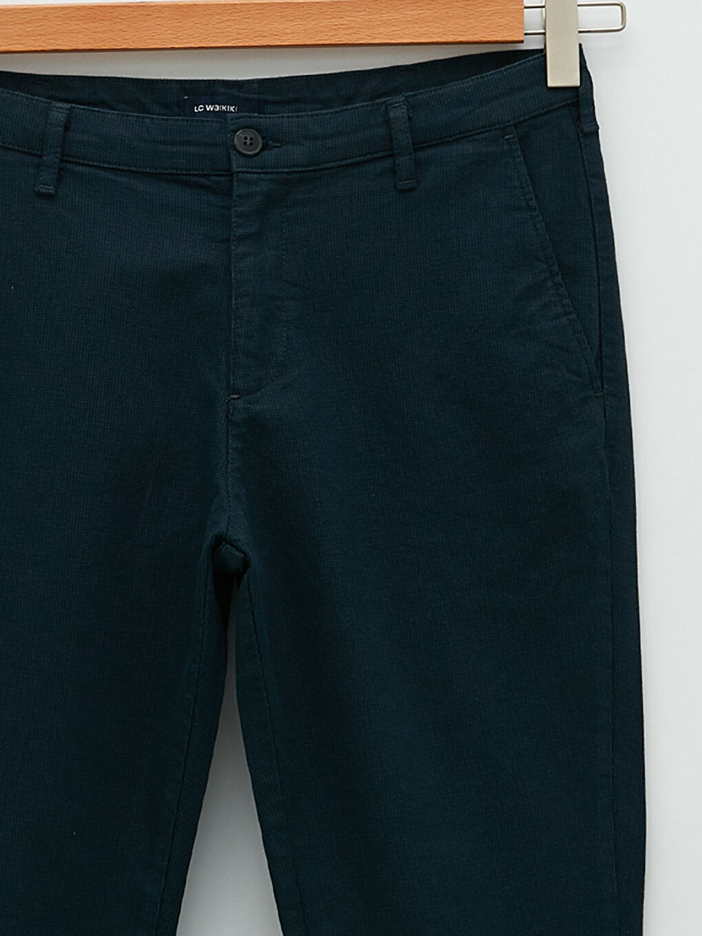 Standard Fit Textured Men's Trousers-7