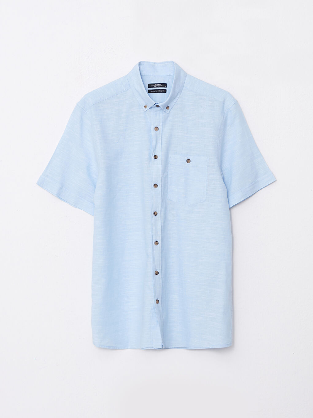 Regular Fit Short Sleeve Men's Shirt-5